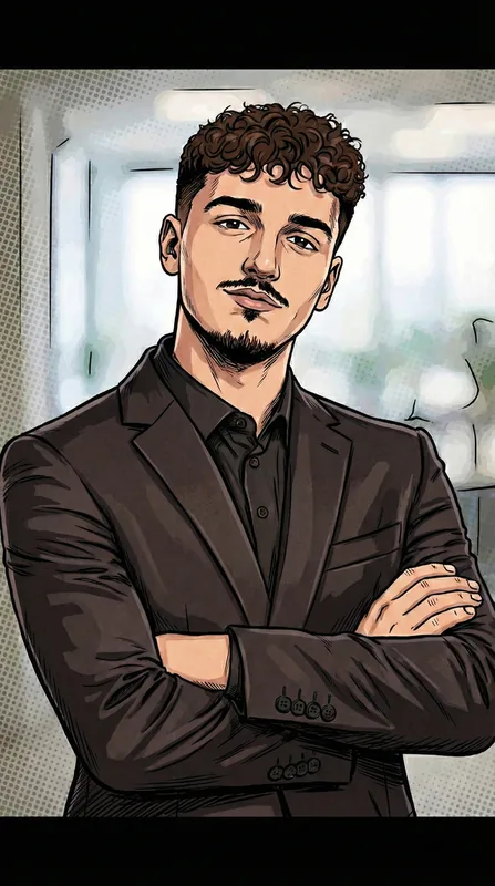 Portrait illustré de Kelyan Ferreira